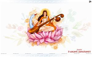 May goddess Saraswati bless you on this Vasant Panchami